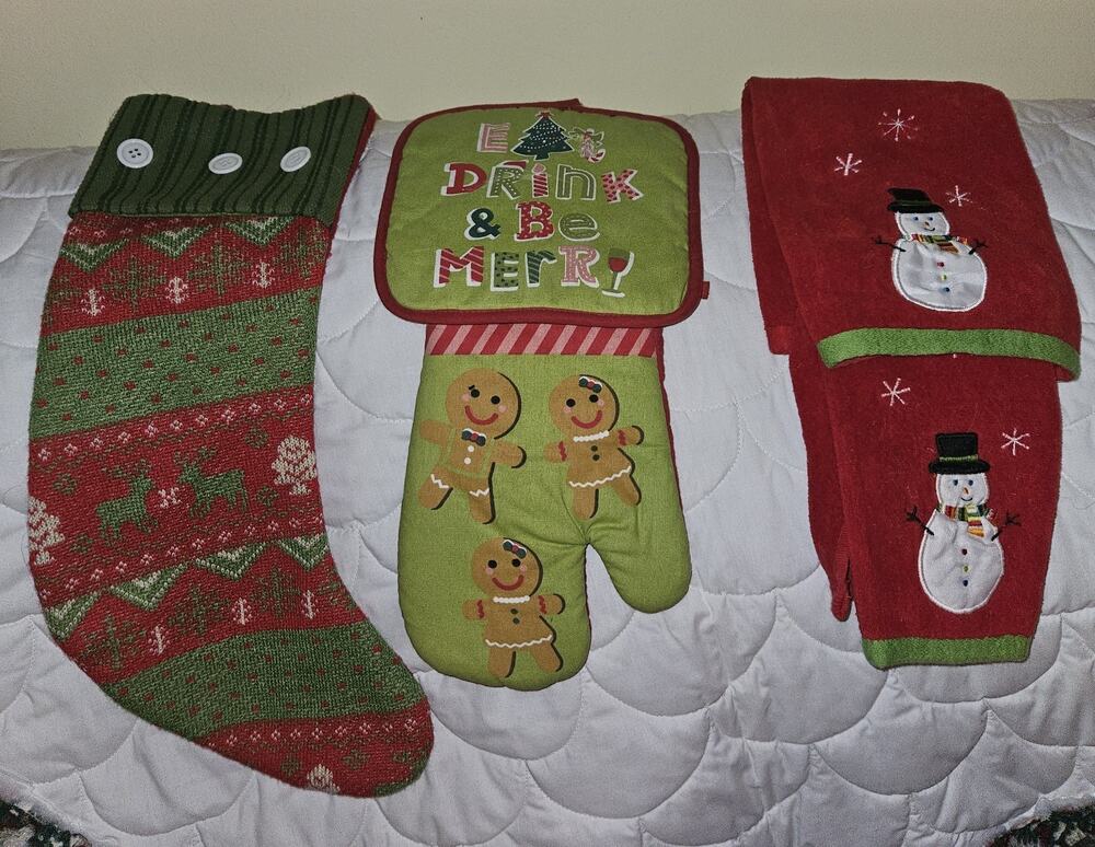 Lot Of Kitchen Goodies And A Nice Stocking!